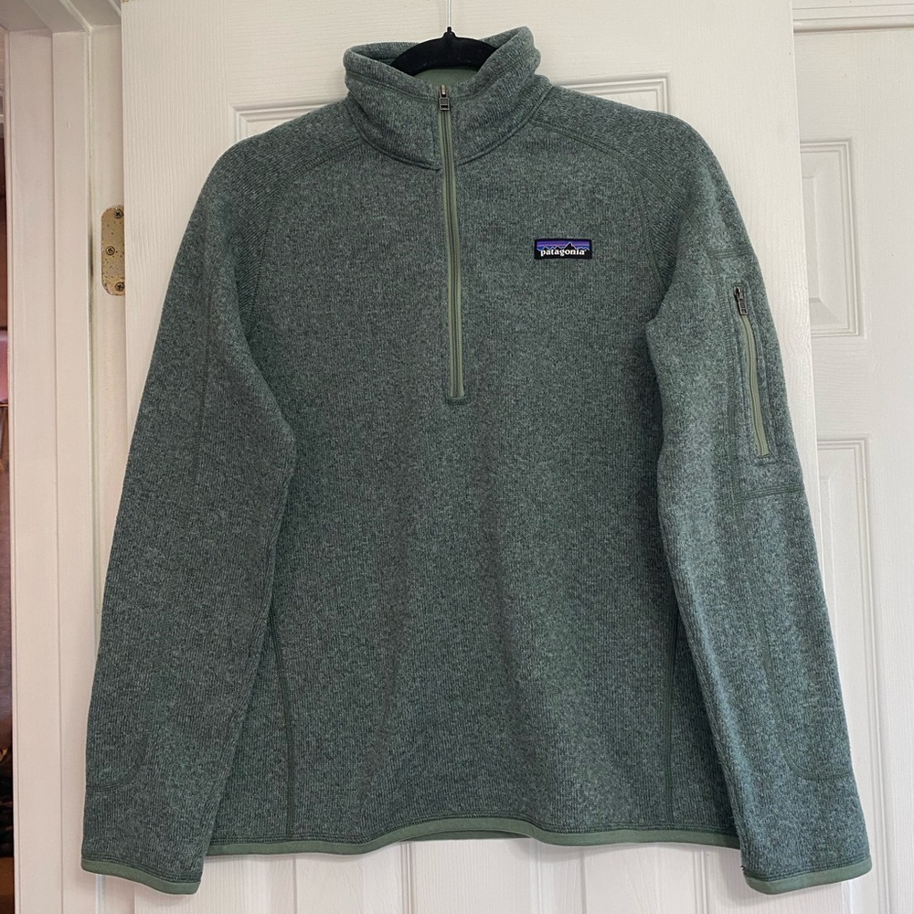 Patagonia Women's “Better Sweater 1/4-Zip Fleece” - Color: Hemlock Green - Picture 2 of 4